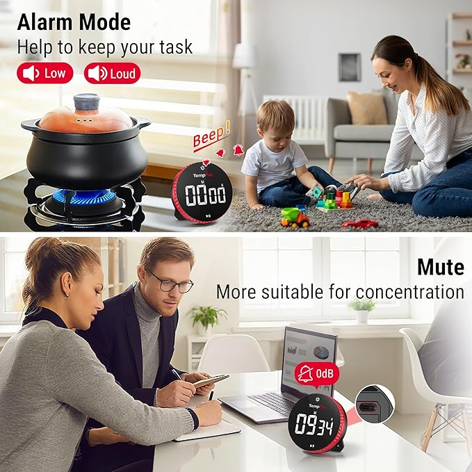 TempPro 99-Hour Digital Kitchen Timer - Image 5