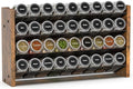 NESAPTO Spice Rack Organizer for Cabinet, Wood 4-Tier Vertical Seasoning by NESAPTO