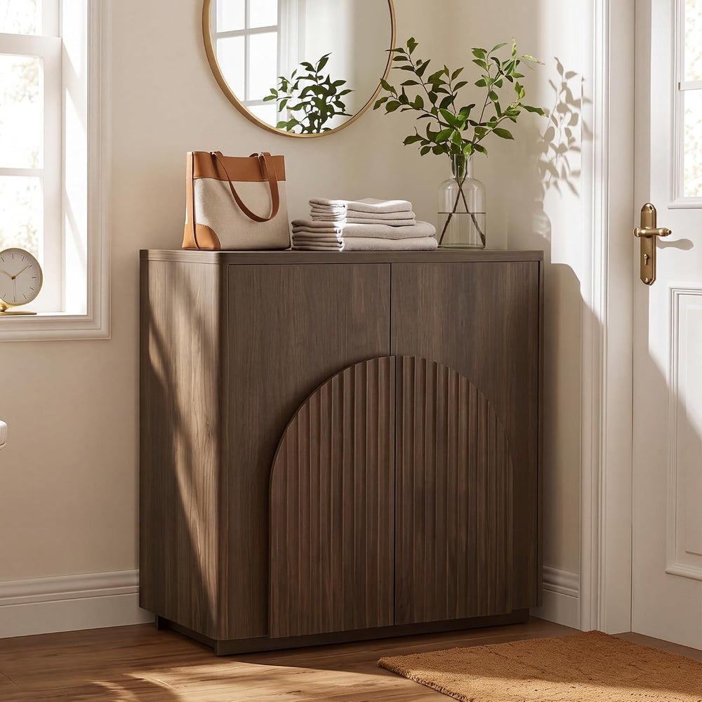 CHITA Sideboard Buffet Cabinet with Storage, Small Storage Cabinet with Doors...