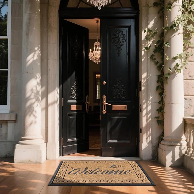 Yimobra Welcome Mat, Heavy Duty Sturdy Door Mats - Image 2