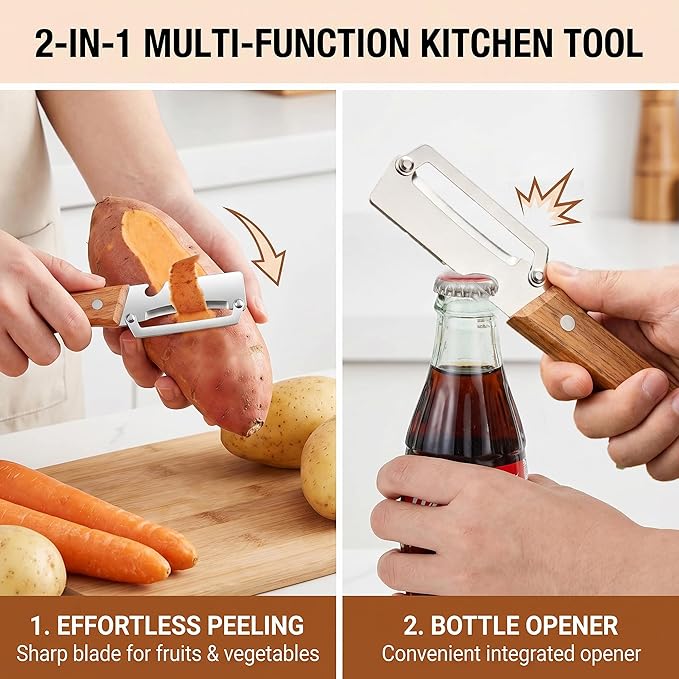 2PCS Multifunctional Vegetable Peeler - Image 3