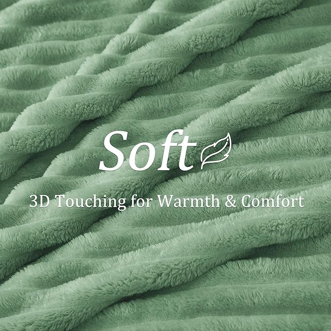 BEDELITE Twin Blanket for Couch & Bed, 300GSM Soft & Warm Fleece Blanket - Image 5