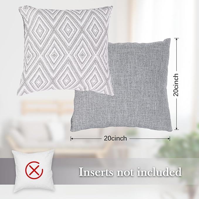 HPUK Decorative Throw Pillow Covers Set of 4 Couch Pillows Accent Cushion Cover - Image 3