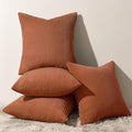 Topfinel Decorative Terracotta Throw Pillow Covers Cushion Cases, Rustic Fall by Topfinel