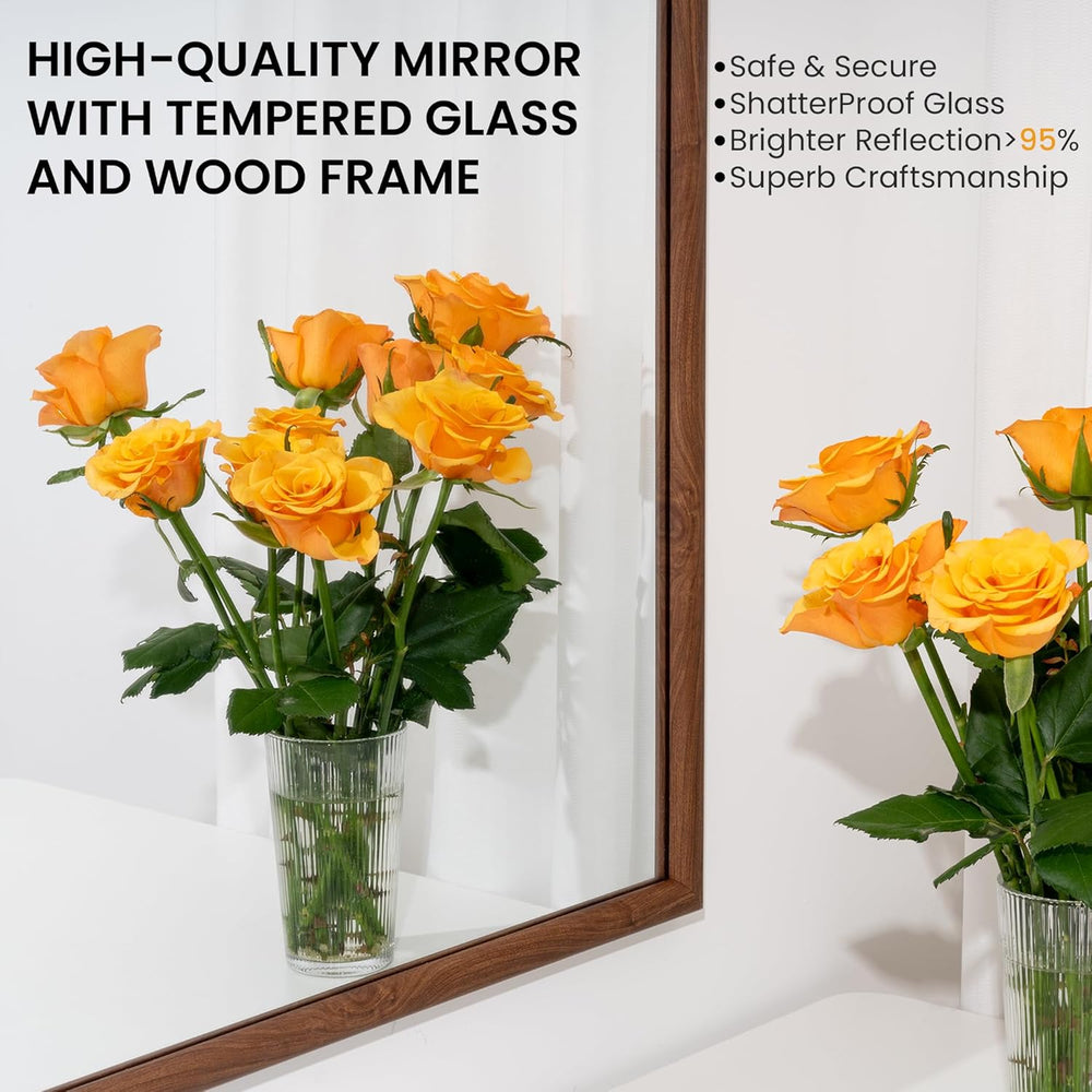 20"x30" Arch Wall Mirror for Wall, Wall Mounted Vanity Mirror for B...
