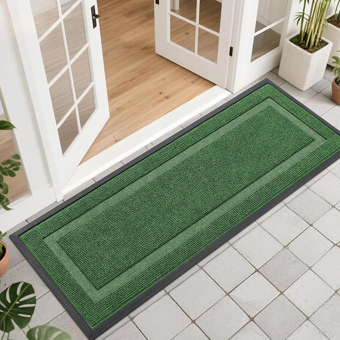 OLANLY Front Door Mat Indoor Outdoor Entrance, Waterproof All-Season, by OLANLY