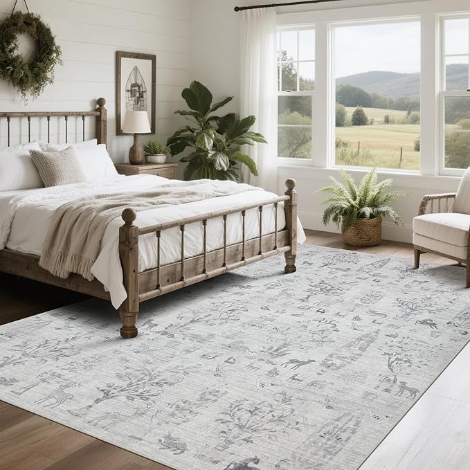 Washable Rugs 8x10 Area Rugs for Living Room, Dining Room- Large Ultra Soft - Image 8