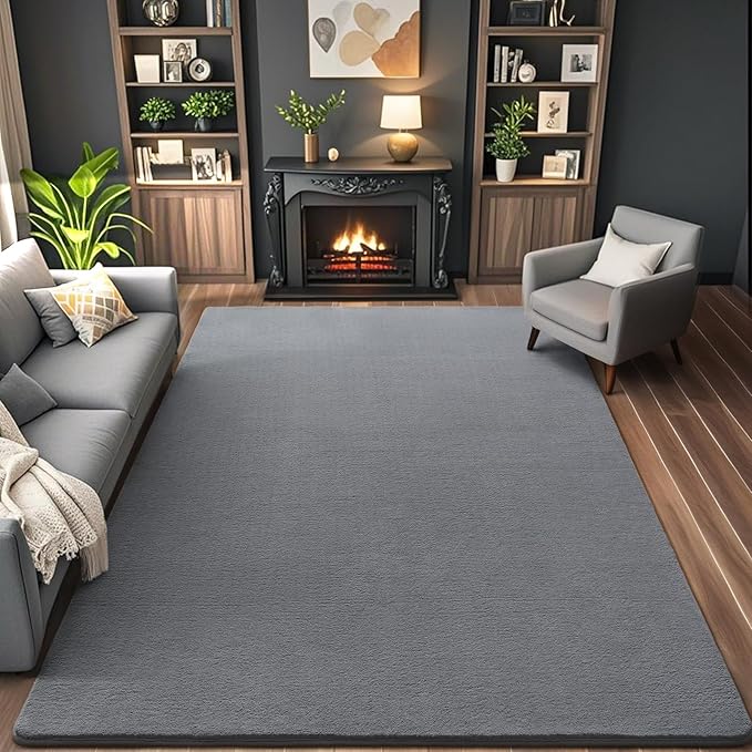AROGAN Modern Shag Area Rug for Living Room, 5x7 Feet Washable Rugs for Bedroom - Image 2