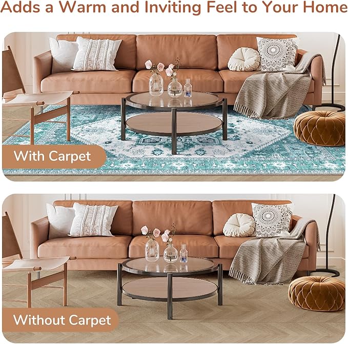 OPPODREAM Soft Area Rugs 4x6, Low-Pile Washable Rugs 4x6 - Image 8