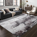 Toneed Abstract Area Rug Modern Washable Rug Soft Non Slip Rug Low Pile by Toneed
