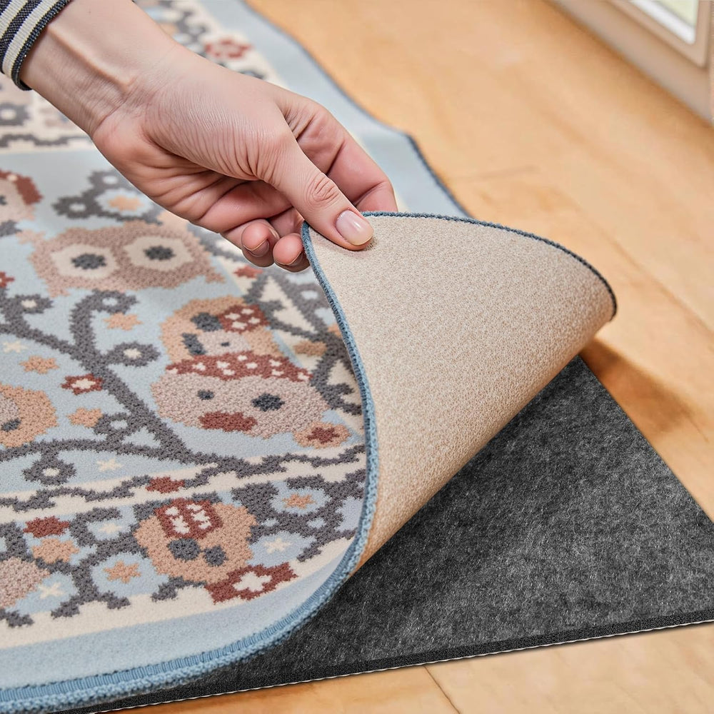 Waterproof Rug Pad, 6x9 Ft Under Area Rug Carpet Pad, Non Slip Rug Pads for A...