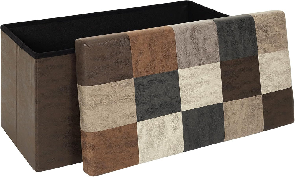HOME DECO FACTORY, HD7666, Patchwork PU M2, Bistro Indus Furniture, Folding C...