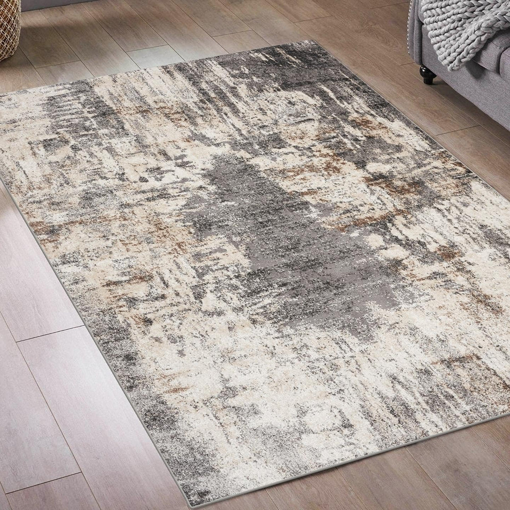 LUXE WEAVERS Modern Abstract Area Rug Gray 8x10