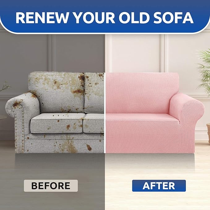 KEKUOU Stretch Sofa Cover Slipcover ，Couch Covers - Image 8