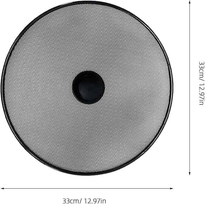 Amosfun Stainless Steel Mesh Splatter Guard Pan Lid Splatter Screen Cover - Image 2