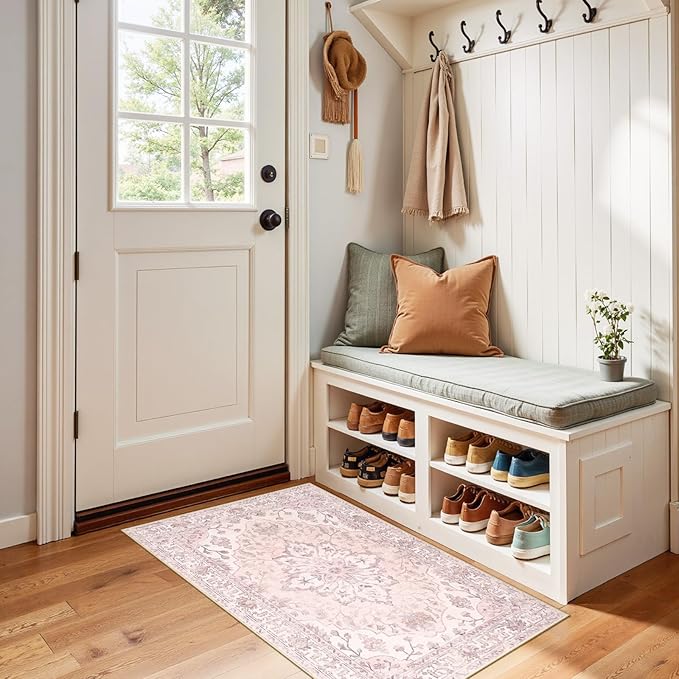RELEANY Area Rugs 2'x4' Kitchen Rugs Entry Rug Small Rugs by RELEANY