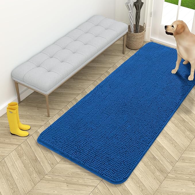 OLANLY Dog Door Mat for Muddy Paws 54x24, Absorbs Moisture and Dirt, Absorbent by OLANLY