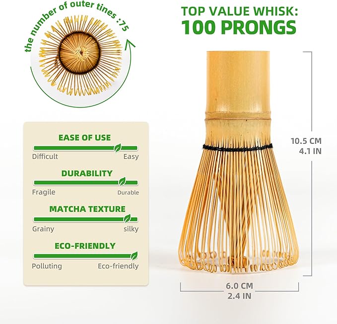 TEANAGOO MA-01 Japanese Matcha Ceremony Accessory, Matcha Whisk, Traditional - Image 4