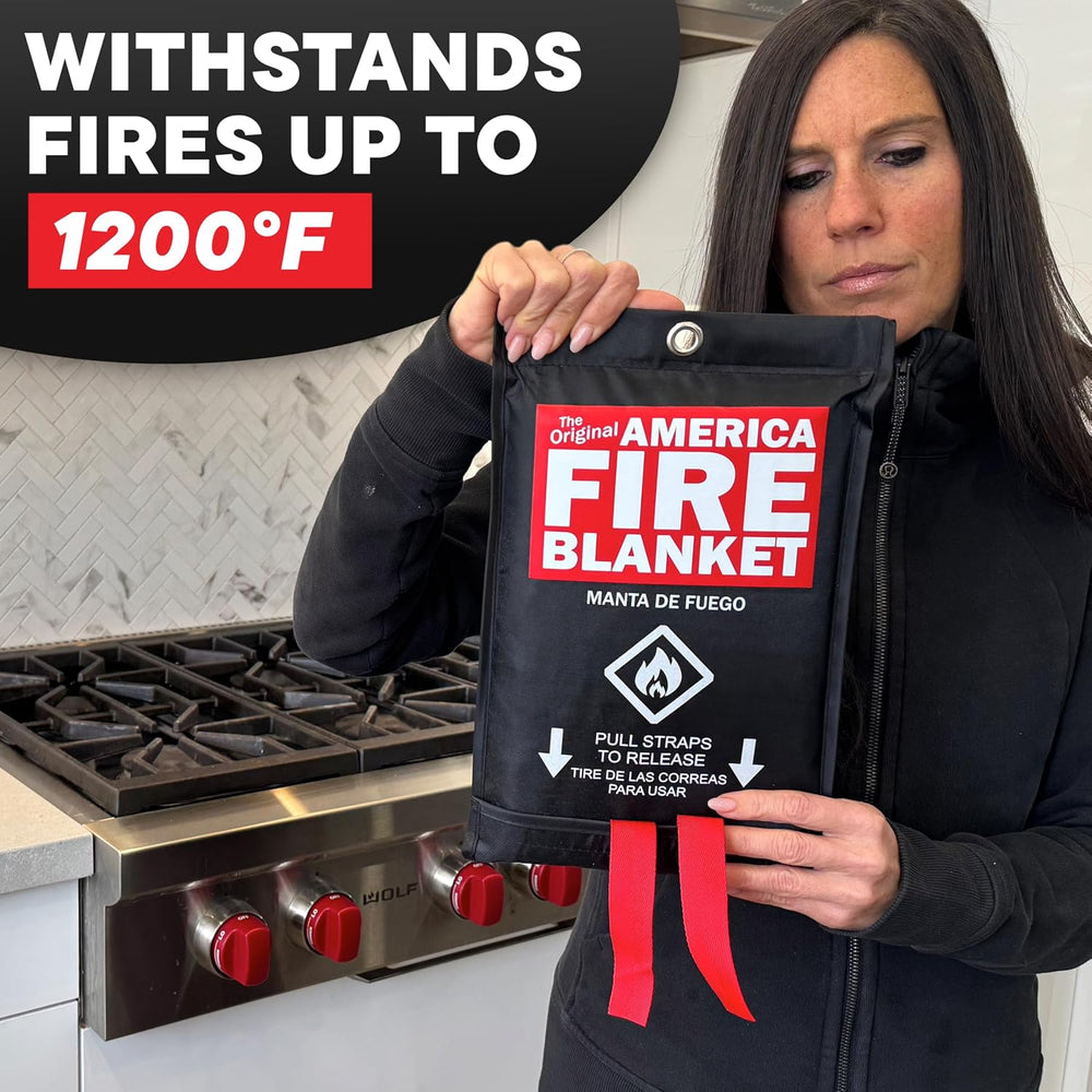 America Fire Blanket, Fire Blanket – Puts Out Fires in Seconds, Never Expires...