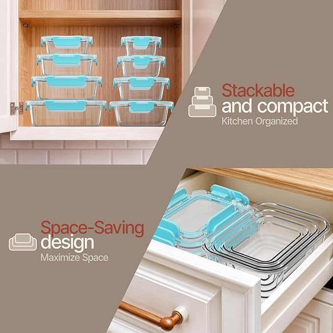 Bakken Borosilicate Glass Food Storage Containers