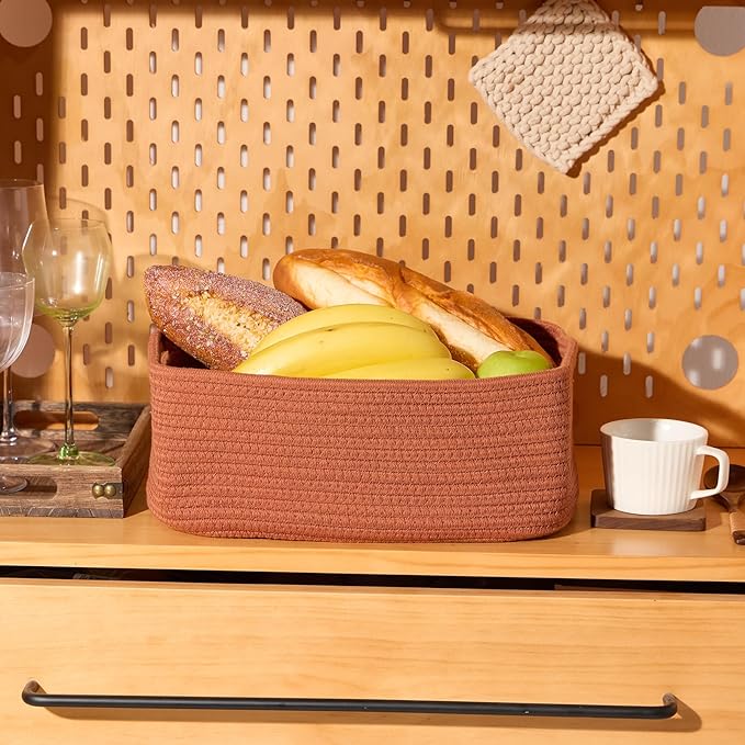 MiniArk Small Storage Baskets for Organizing | Closet Organizer Bins | Shelf - Image 5