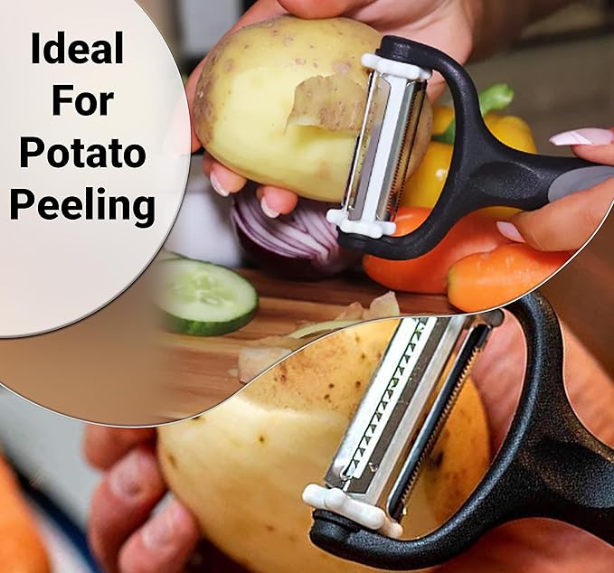 Julienne Peeler Y Peelers for Potato Vegetable Carrot Cucumber & Fruits – - Image 5