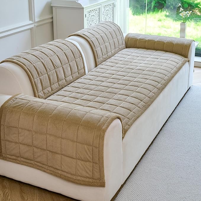 Couch Covers for Dogs Washable, Non Slip Couch Covers for Loveseat Sofa Pet - Image 2