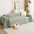MYSKY HOME Chenille Sofa Slipcovers Sage Green Sofa Covers by MYSKYHOME