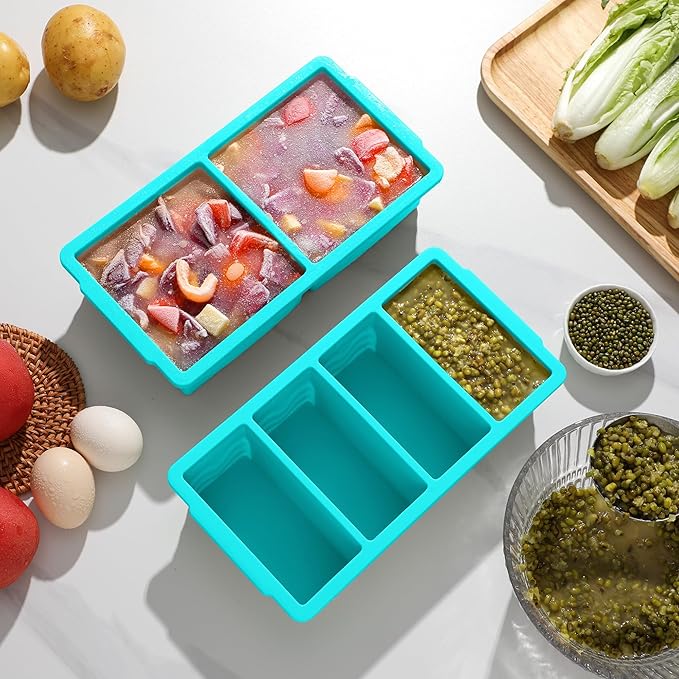 Silicone Freezer Trays with Lid - Image 3