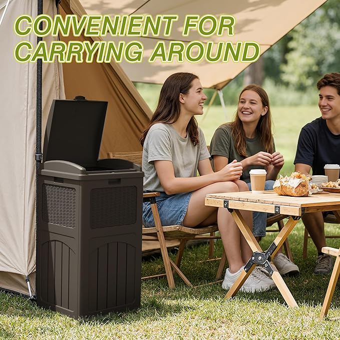 Greesum 33 Gallon Outdoor Trash Can - Image 6