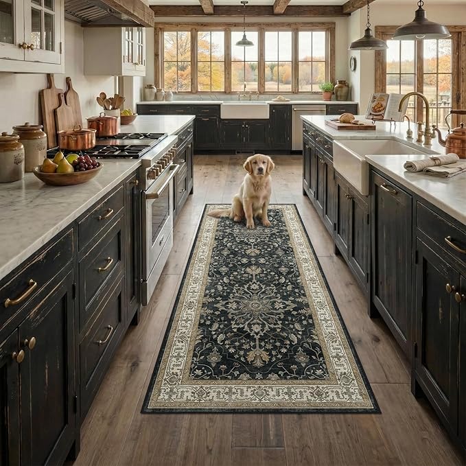 RELEANY Area Rugs 2'x6' Runner Rug Non Slip Washable by RELEANY