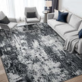Washable Area Rugs7'x9' Non-Slip Modern Abstract Soft by RELEANY