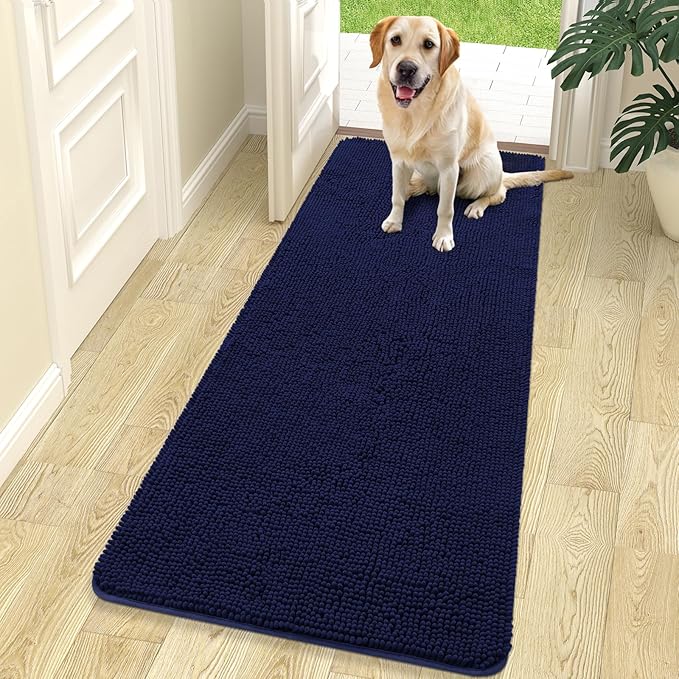 OLANLY Dog Door Mat for Muddy Paws 70x24, Absorbs Moisture and Dirt, Absorbent by OLANLY