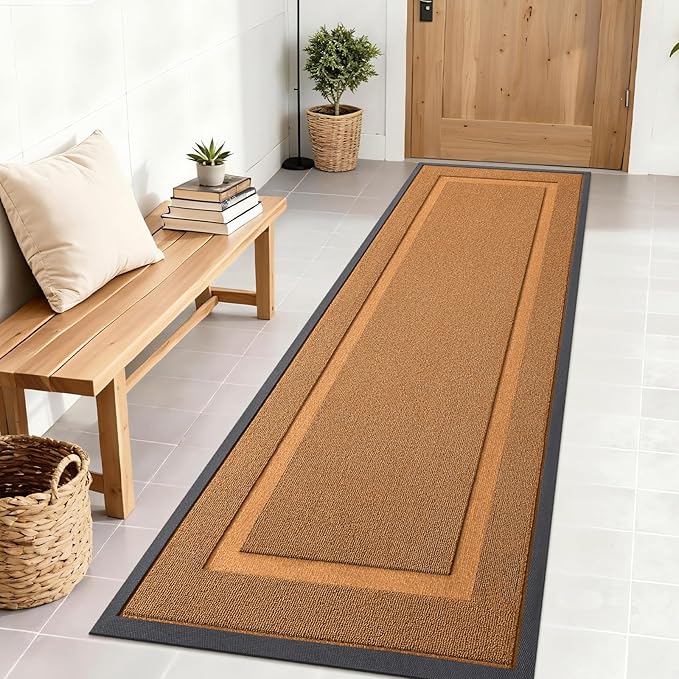 OLANLY Front Door Mat Indoor Outdoor Entrance, Waterproof All-Season, by OLANLY