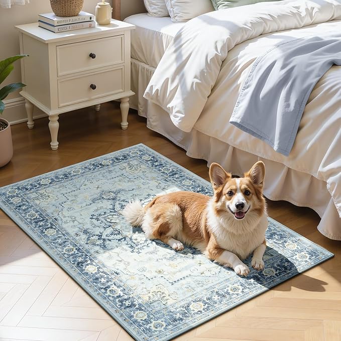 Lofus 2x3 Washable Rug for Entryway Bathroom, Non Slip Kitchen Mats for Floor - Image 2