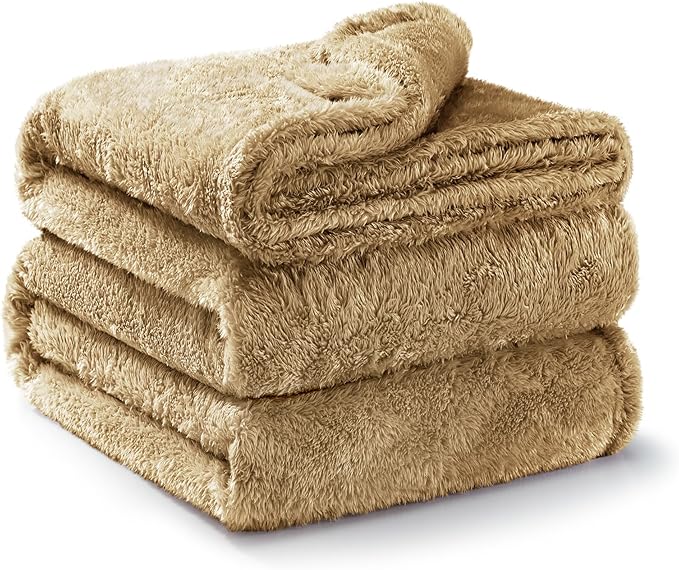 Exclusivo Mezcla Plush Fuzzy Fleece Bed Blanket King Size, Super Soft, Fluffy - Image 7