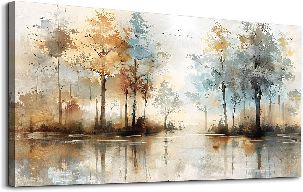 Lapremoly Large Wall Decor For Living Room Framed Wall Art for Bedroom Abstra...
