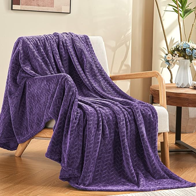 inhand Fleece Throw Blanket, Super Soft Fuzzy Blanket by inhand