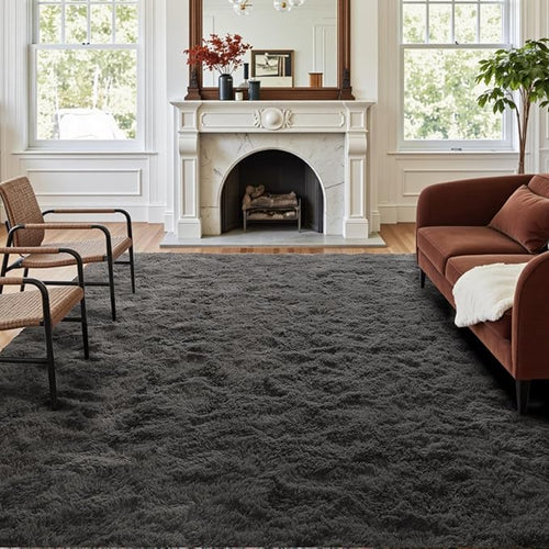 5x7 Ft Shag Area Rug for Bedroom, Ultra Soft Fluffy Furry Rugs for Living Room by Cuzwlovita