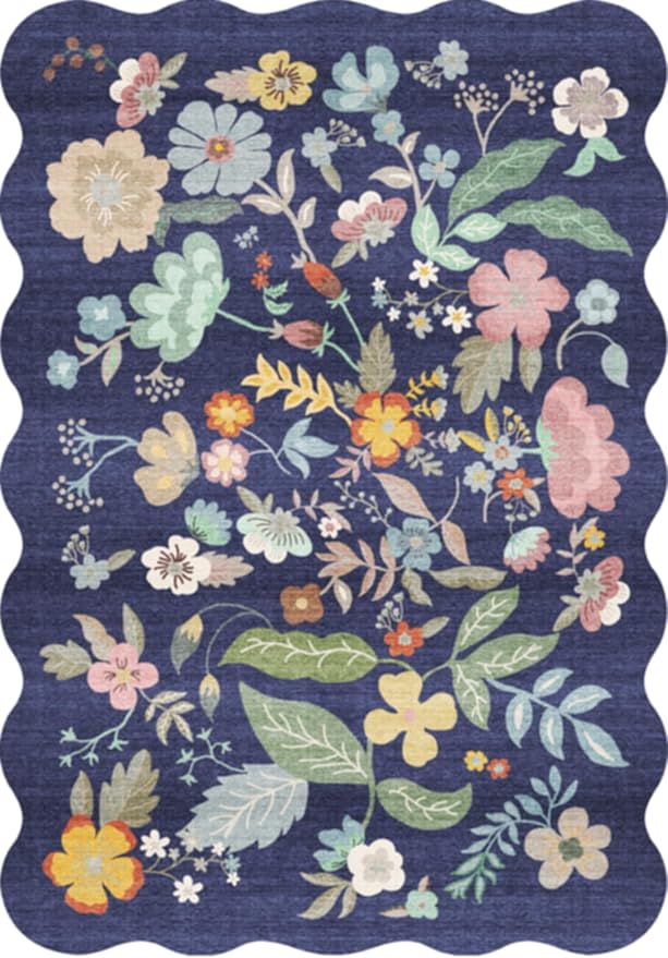Washable 2'6x12 Hallway Runner Rug: Entryway Non Slip Floral Rug Farmhouse Soft - Image 8