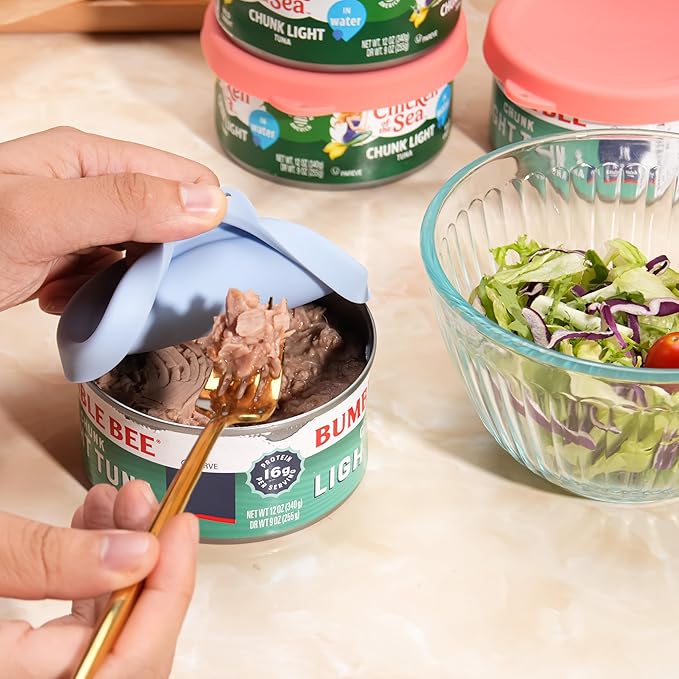 4 Packs 4-inch/9.5cm Silicone Can Lids - Image 7