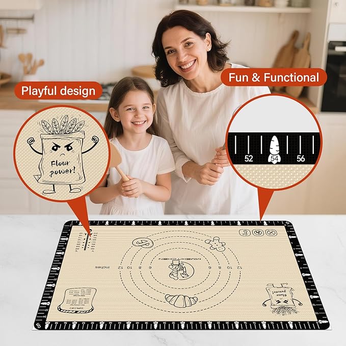 Silicone Baking Mat with Recipes, Silicone Mat - Image 2