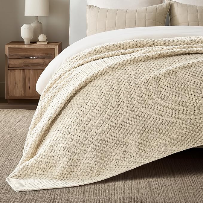 EVERGRACEHOME Chunky Chenille Knit Throw Blanket - Image 4