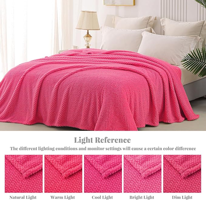 Whale Flotilla Queen Size Fuzzy Fleece Blanket - Image 9