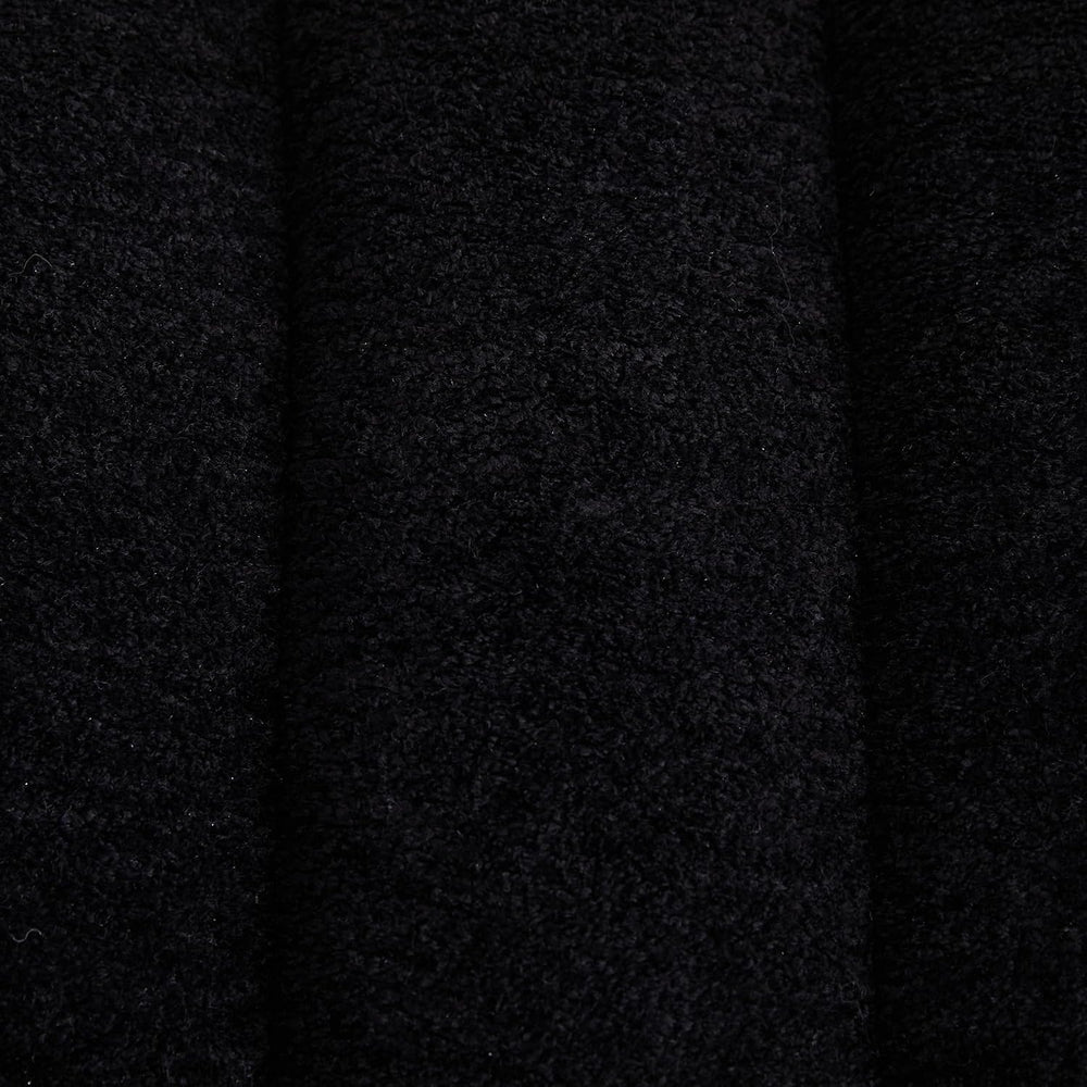 Sophisticated 69.7” Wide Black Upholstered Armless Bed Bench, Modern Channel ...