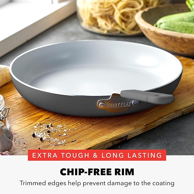 GreenPan x Bobby Flay 12" Nonstick Frying Pan Skillet, PFAS-Free Diamond Ceramic - Image 9