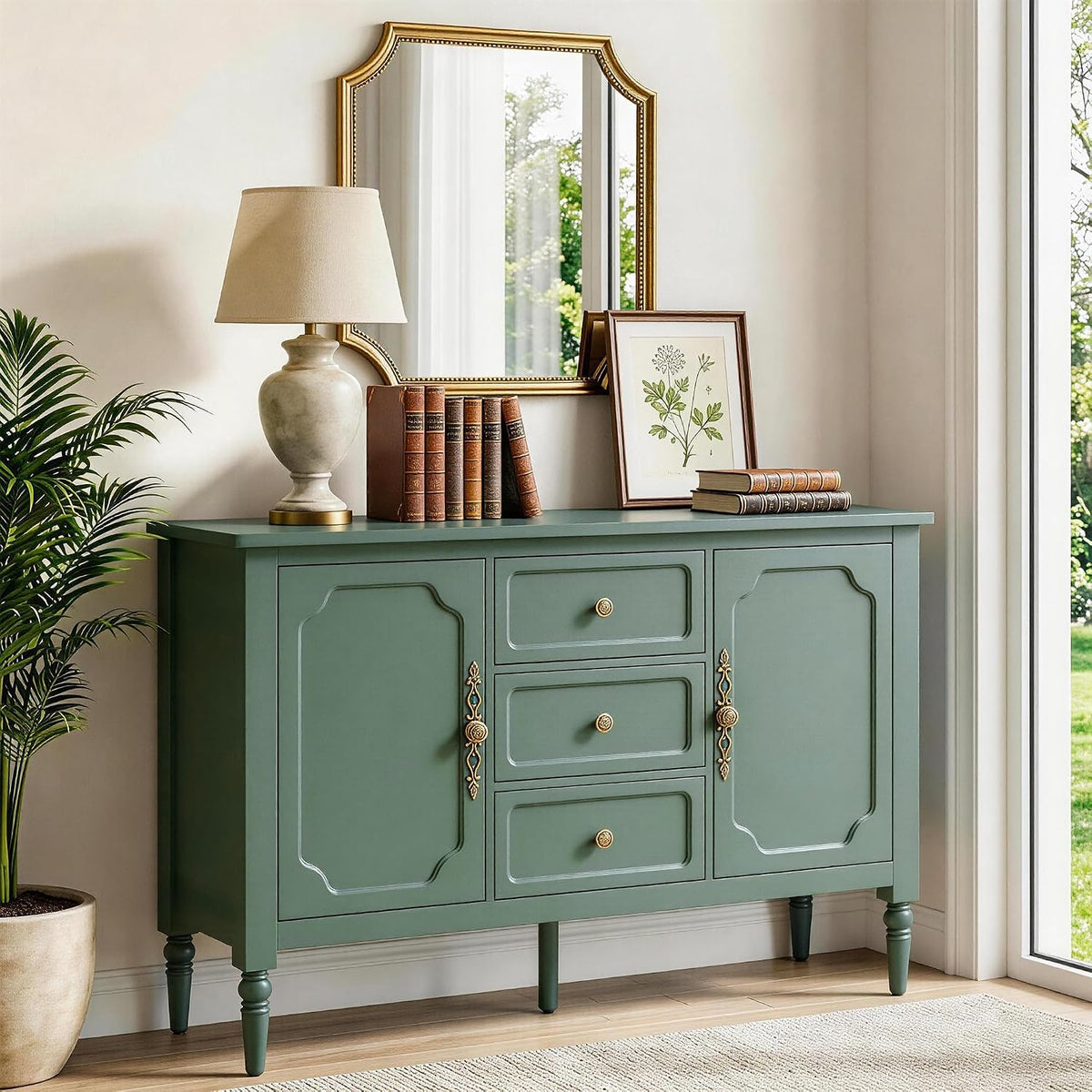 royalcraft buffet cabinet with storage, vintage sideboard with, main product view