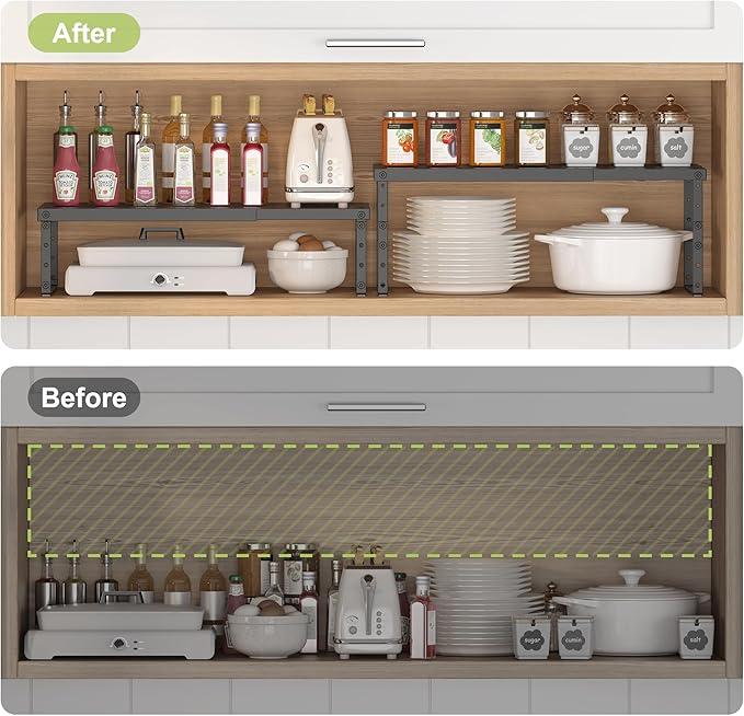 RUILALIFE Expandable Cabinet Organizer Shelf - Image 5