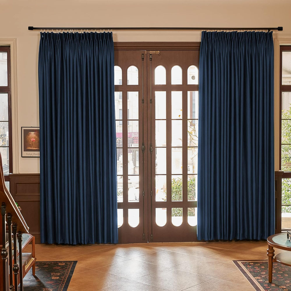 Pinch Pleated Curtains 72 Inches Wide by 84 Inches Long for Bedroom - Room Da...
