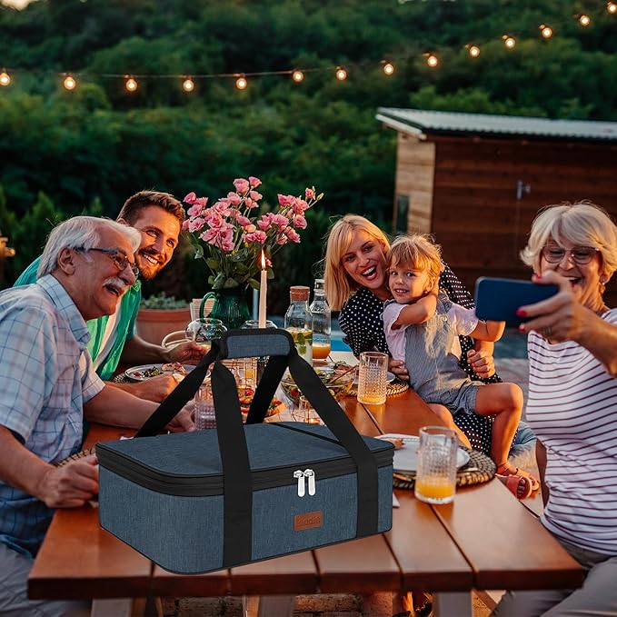 Insulated Casserole Carrier Bag, Expandable Thermal Food Carrier Insulated - Image 7